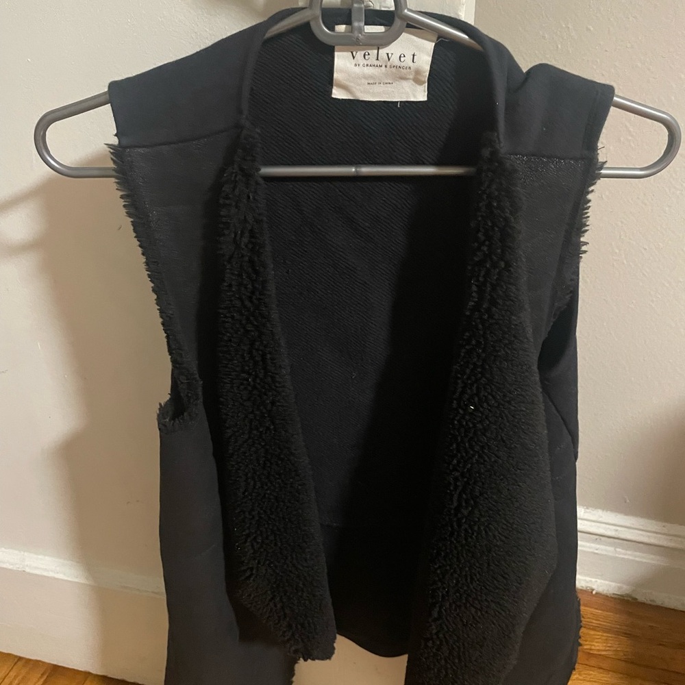 Velvet Black Sleeveless Top